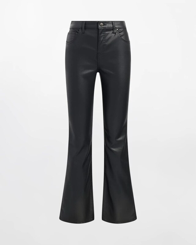 Girlfriend Coated Flare Jeans - image 5